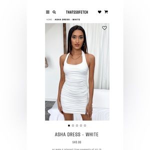 That’s So Fetch white mini dress